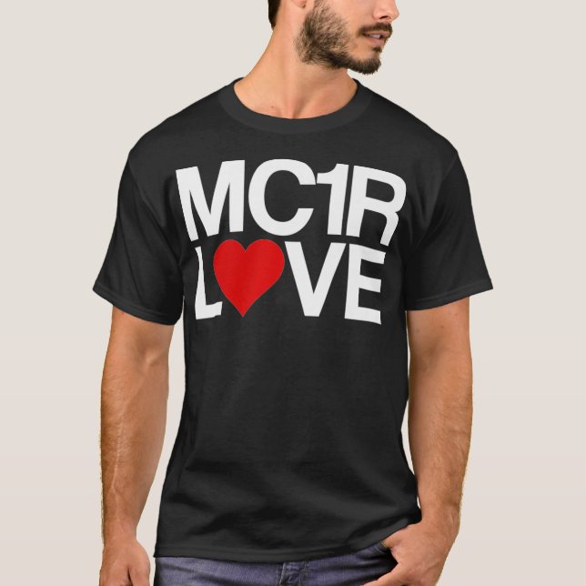MC1R Love Funny Redhead Premium _1  T-Shirt (Front)