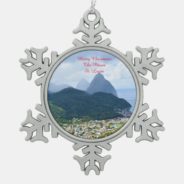 MC from The Pitons St. Lucia ornament (Front)