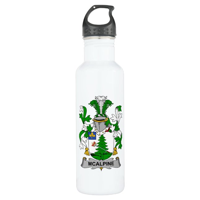 McAlpine Family Crest 710 Ml Water Bottle (Front)