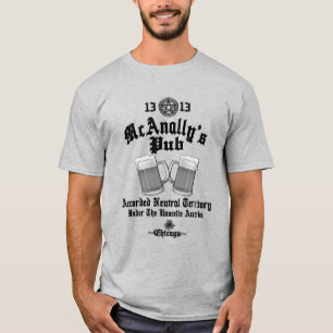McAnally's Pub Black Logo T-Shirt