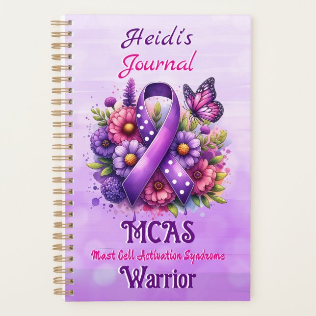 MCAS Mast Cell Activation Syndrome Awareness  Planner (Front)