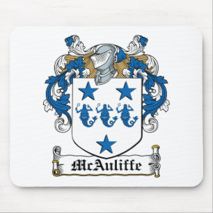 McAuliffe Family Crest Mouse Mat