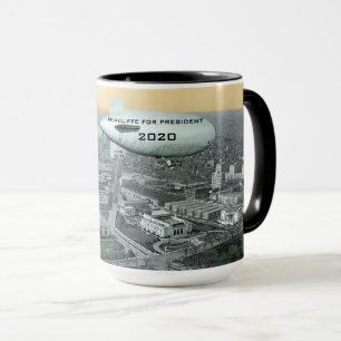 McAuliffe for President 2020 comic mug blimp DC