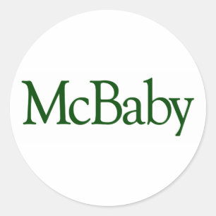 Mcbaby Classic Round Sticker