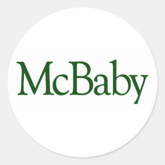 Mcbaby Classic Round Sticker