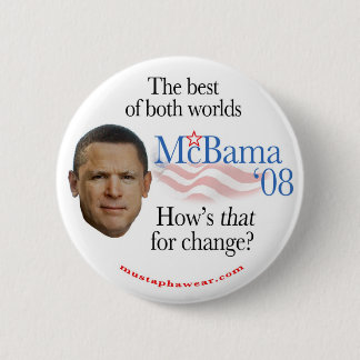 McBama '08 6 Cm Round Badge