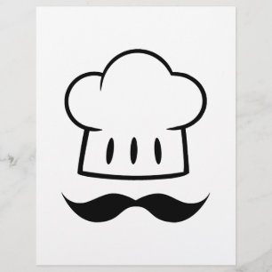MCBHM CARTOON GRAPHIC LOGO MASTER CHEF HAT BAKER B FLYER