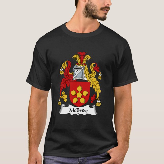 McBride Coat of Arms  McBride Family Crest Classic T-Shirt (Front)