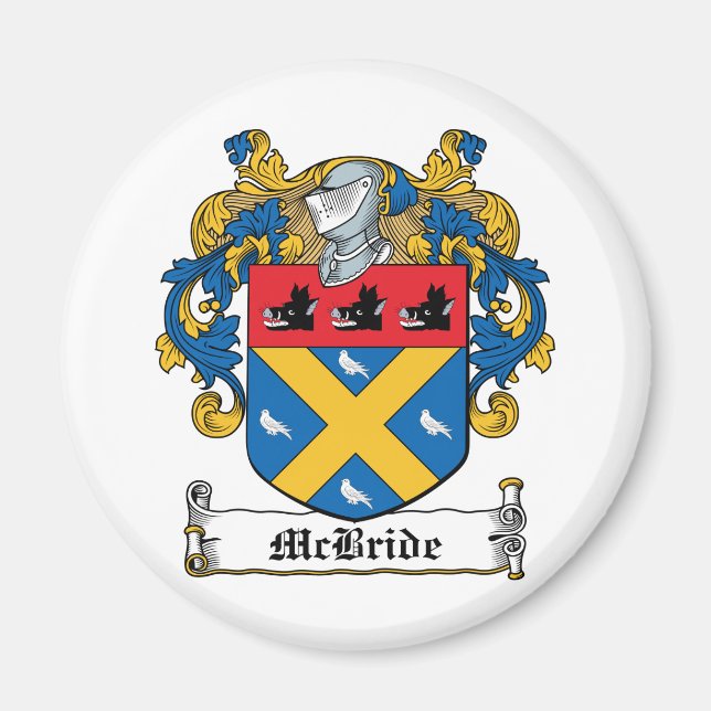 McBride Family Crest Magnet (Front)