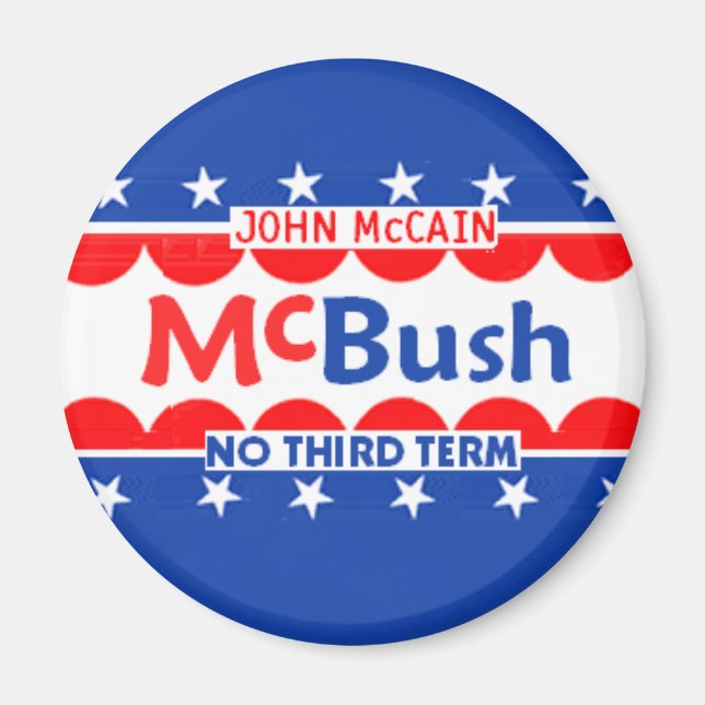 McBUSH NO THIRD TERM Magnet (Front)