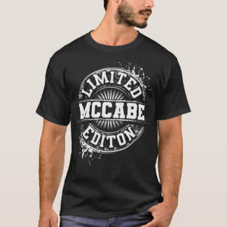 MCCABE Funny Surname Family Tree Birthday Reunion  T-Shirt