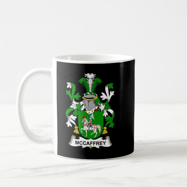 McCaffrey Coat of Arms  Family Crest  Coffee Mug (Left)