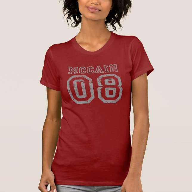 McCain 08 distressed T-Shirt (Front)