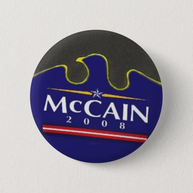 McCain Blue Eagle Button (Front)