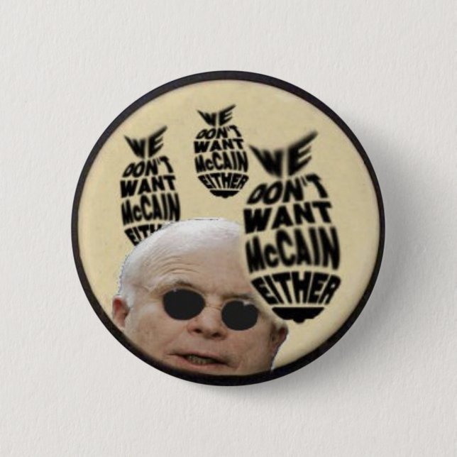 McCain/   Bomb Button (Front)