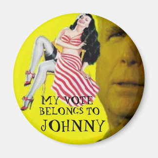 McCain Candystripe Pinup Magnet