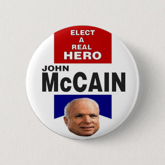 McCain Hero Ribbon Button