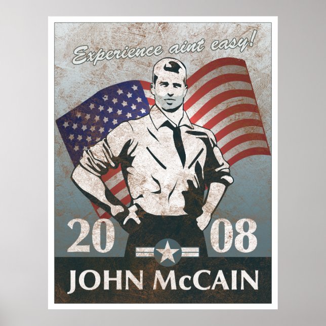 McCain Hero Vintage Poster (Front)