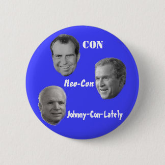 McCain Johnny-Con-Lately Button