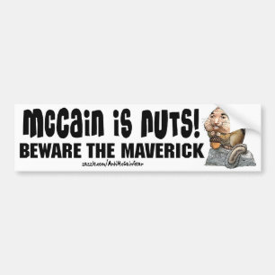 McCain Nuts Bumper Sticker