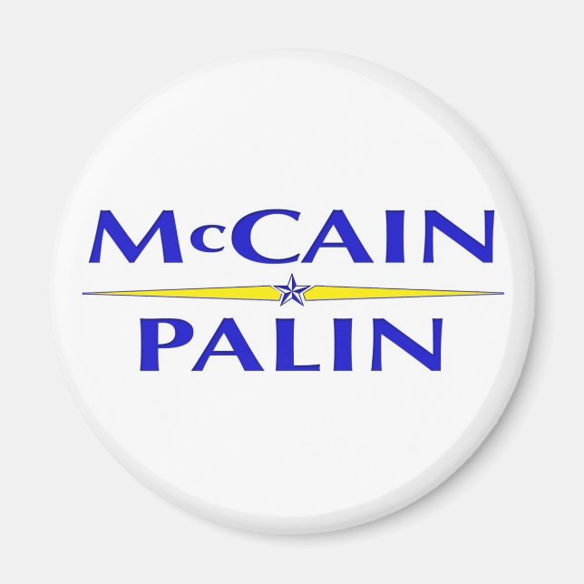 McCain Palin 2008 Presidential Election Magnet (Front)