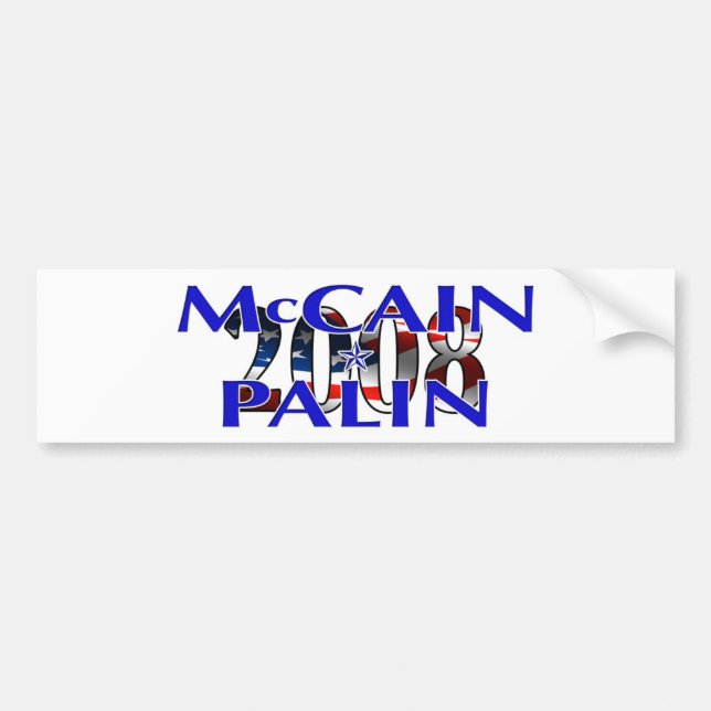McCain Palin Bumper Sticker (Front)