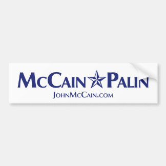 McCain-Palin Bumper Sticker