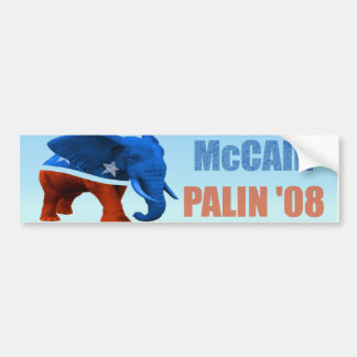 McCain Palin Republican Logo Car Bumper Sticker