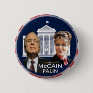 McCain/Palin White House Button