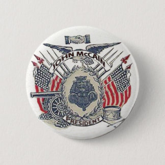 McCain Patriotic Button