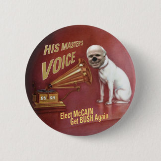 McCain Pet Dog Button