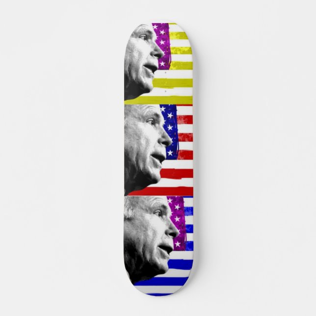McCain Pop-Art Skateboard Deck (Front)