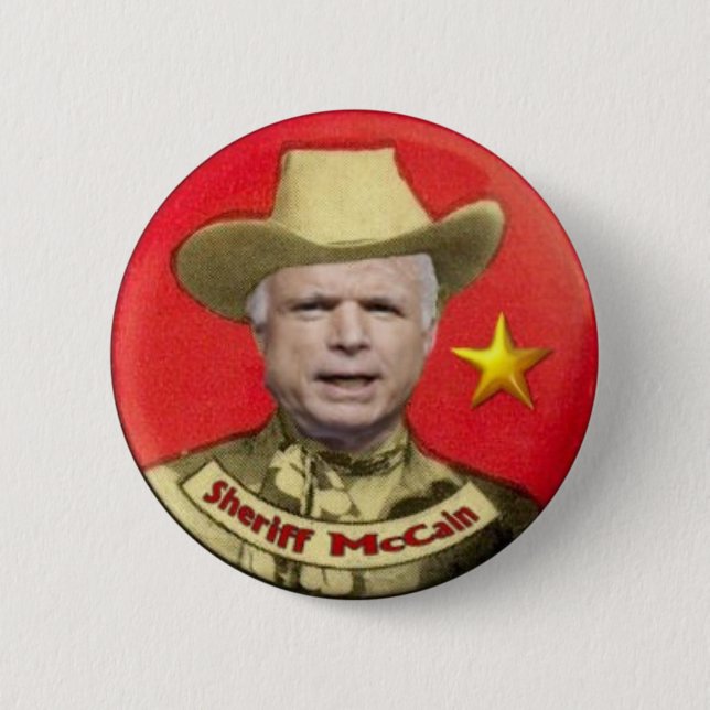 McCain Sheriff Button (Front)