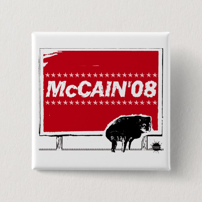 McCain-sign Button (Front)