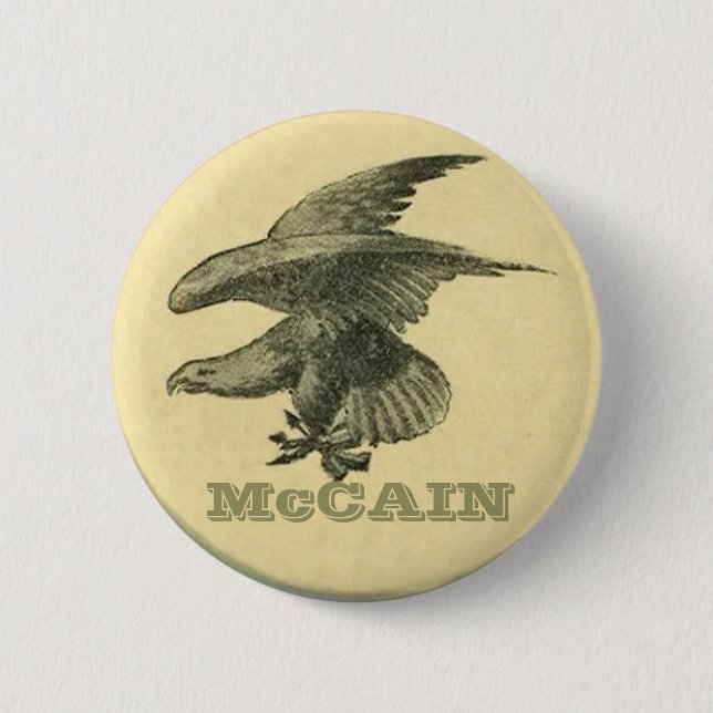 McCain Subdued Eagle button (Front)