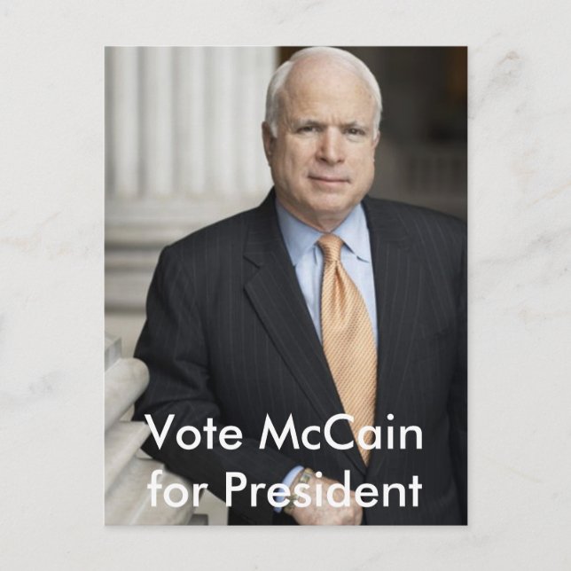 mccain, Vote McCain for President postcard (Front)