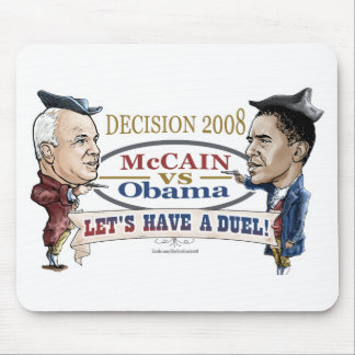 McCain vs Obama Duel Mouse Mat