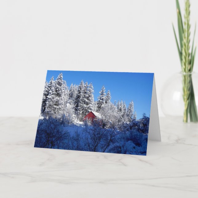 McCall, ID Winter scene Holiday Card (Front)