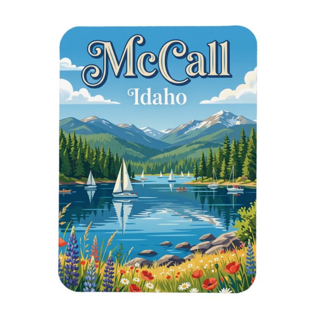 McCall Idaho Magnet (Vertical)