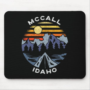 Mccall Idaho Mountains Vacation Camping Souvenir Mouse Mat