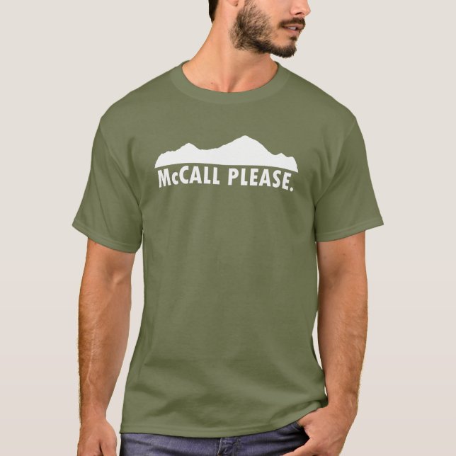 McCall Idaho Please T-Shirt (Front)
