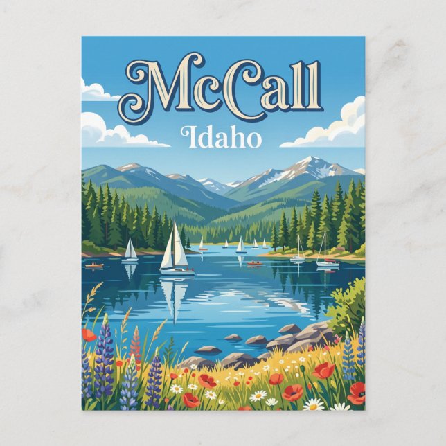 McCall Idaho Postcard (Front)