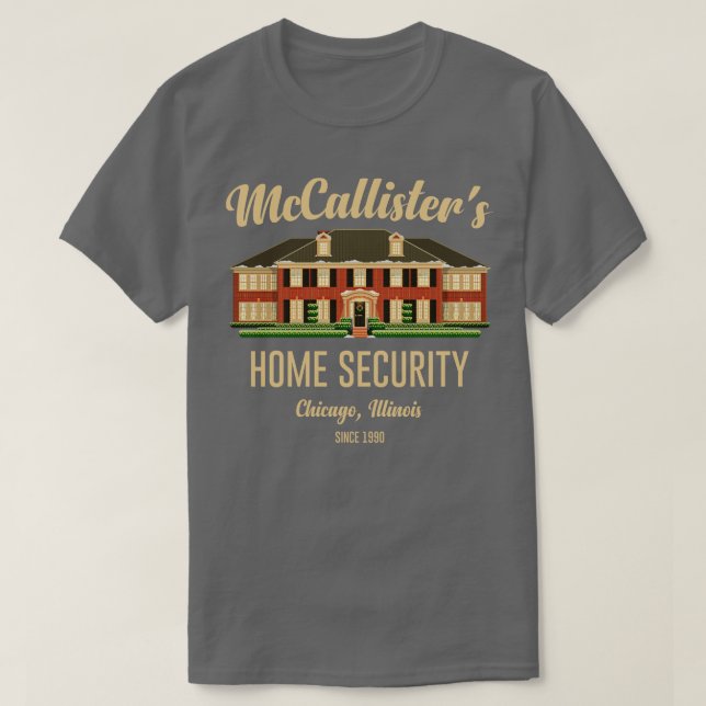 McCallisters Home Security T-Shirt (Design Front)