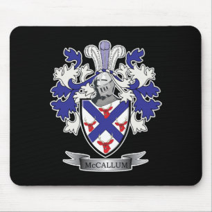 McCallum Family Crest Coat of Arms Mouse Mat