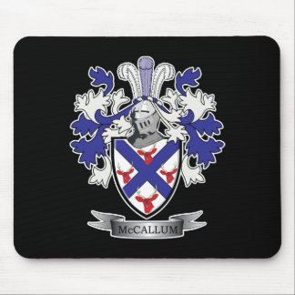 McCallum Family Crest Coat of Arms Mouse Mat