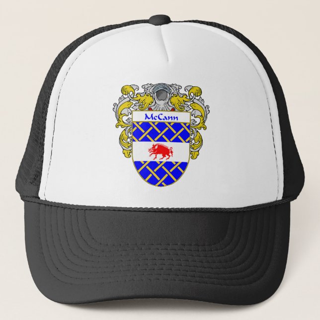 McCann Coat of Arms (Mantled) Trucker Hat (Front)