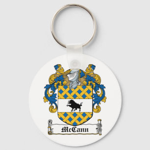 McCann Family Crest Key Ring