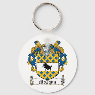 McCann Family Crest Key Ring