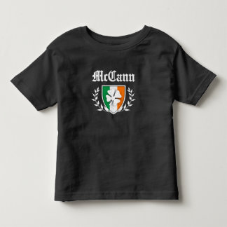 McCann Family Shamrock Crest (vintage distressed) Toddler T-Shirt