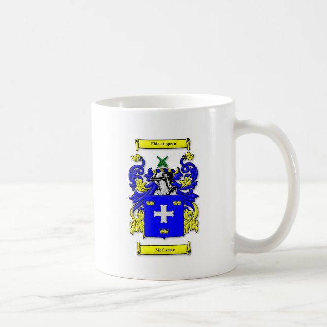 McCarter Coat of Arms Coffee Mug (Right)